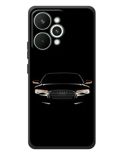 Чехол для Realme 15 Pro с картинкой «Audi — ночной контур»