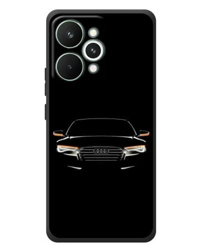 Чехол для Realme 15 Pro с картинкой «Audi — ночной контур» Чехол для Realme 15 Pro с картинкой «Audi — ночной контур»
