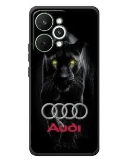 Чехол для Realme 15 Pro с картинкой «Пантера и Audi»