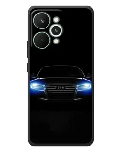 Чехол для Realme 15 Pro с картинкой «Audi в неоне»