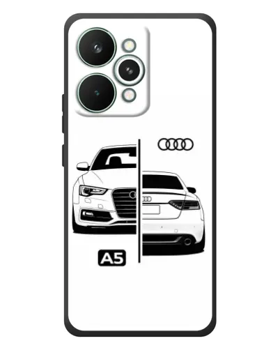 Чехол для Realme 15 Pro с картинкой «Audi — контрастный дизайн» Чехол для Realme 15 Pro с картинкой «Audi — контрастный дизайн»