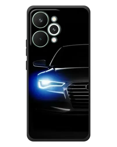 Чехол для Realme 15 Pro с картинкой «Неоновый взгляд Audi» Чехол для Realme 15 Pro с картинкой «Неоновый взгляд Audi»