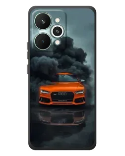 Чехол для Realme 15 Pro с картинкой «Audi в облаках дыма»