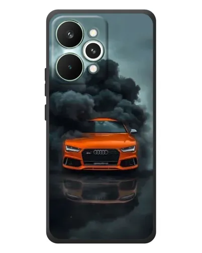 Чехол для Realme 15 Pro с картинкой «Audi в облаках дыма» Чехол для Realme 15 Pro с картинкой «Audi в облаках дыма»