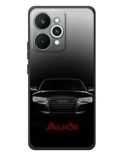 Чехол для Realme 15 Pro с картинкой «Audi — градиентный контур»