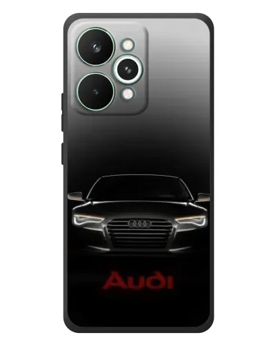 Чехол для Realme 15 Pro с картинкой «Audi — градиентный контур» Чехол для Realme 15 Pro с картинкой «Audi — градиентный контур»
