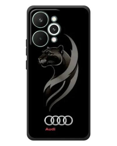 Чехол для Realme 15 Pro с картинкой «Графика — пантера и Audi» Чехол для Realme 15 Pro с картинкой «Графика — пантера и Audi»