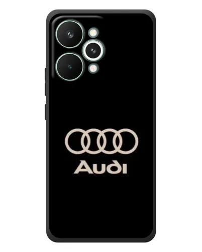 Чехол для Realme 15 Pro с картинкой «Audi — золотой логотип» Чехол для Realme 15 Pro с картинкой «Audi — золотой логотип»
