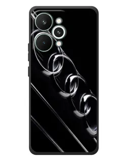 Чехол для Realme 15 Pro с картинкой «Audi — абстрактные кольца»
