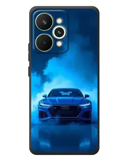 Чехол для Realme 15 Pro с картинкой «Audi — голубая энергия»