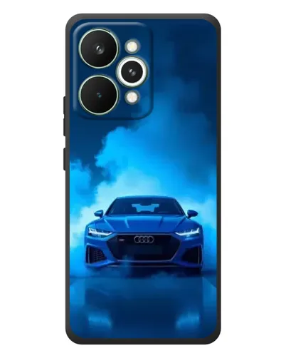 Чехол для Realme 15 Pro с картинкой «Audi — голубая энергия» Чехол для Realme 15 Pro с картинкой «Audi — голубая энергия»