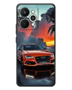 Чехол для Realme 15 Pro с картинкой «Audi — закат»