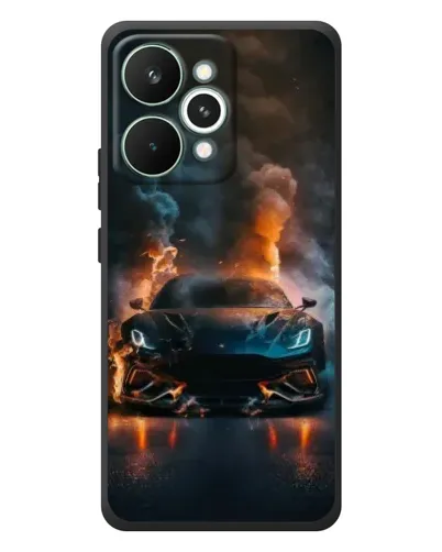 Чохол для Realme 15 Pro з картинкою «Lamborghini димна естетика»