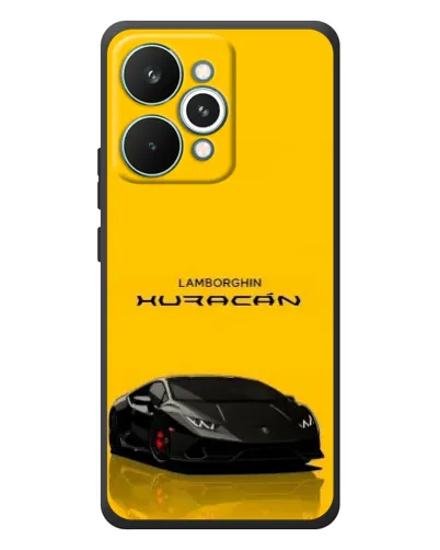 Чохол для Realme 15 Pro з картинкою «Lamborghini Huracan чорний»