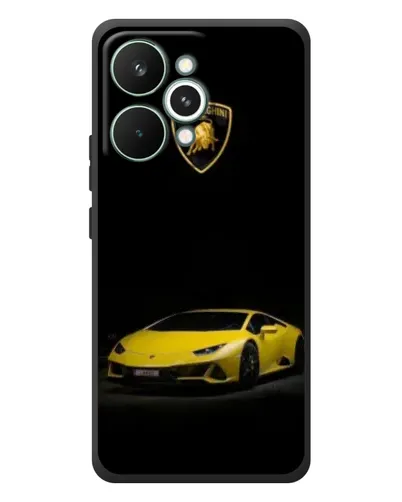 Чохол для Realme 15 Pro з картинкою «Lamborghini жовтий акцент»