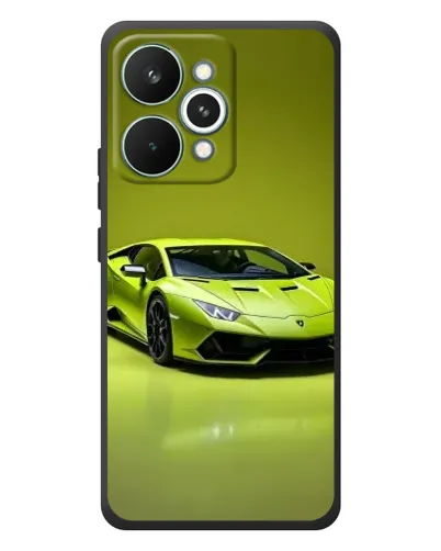 Чохол для Realme 15 Pro з картинкою «Салатовий Lamborghini Huracan»