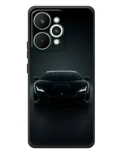 Чохол для Realme 15 Pro з картинкою «Чорний Lamborghini Aventador»