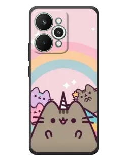 Чехол для Realme 15 Pro с картинкой «Единорог Pusheen»