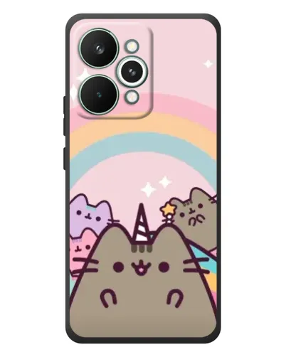 Чехол для Realme 15 Pro с картинкой «Единорог Pusheen»