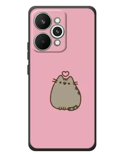 Чехол для Realme 15 Pro с картинкой «Pusheen сердце»