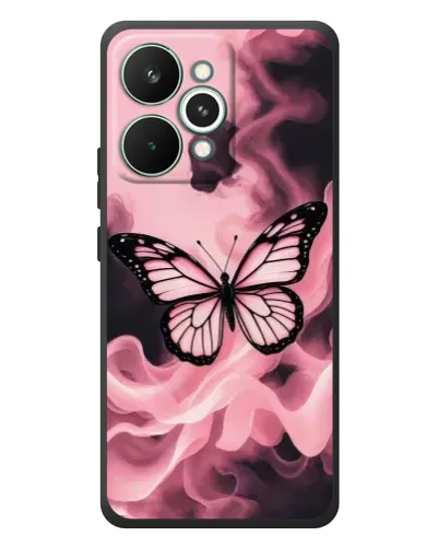Чехол для Realme 15 Pro с картинкой «Бабочка в дыму» Чехол для Realme 15 Pro с картинкой «Бабочка в дыму»