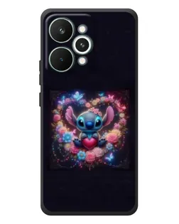 Чохол для Realme 15 Pro з картинкою «Stitch у квітах» Чохол для Realme 15 Pro з картинкою «Stitch у квітах»