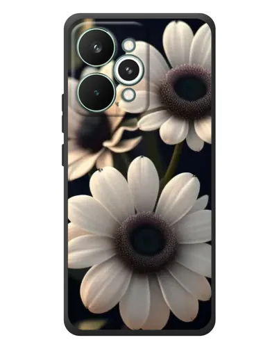 Чохол для Realme 15 Pro з картинкою «Білі маргаритки макро»