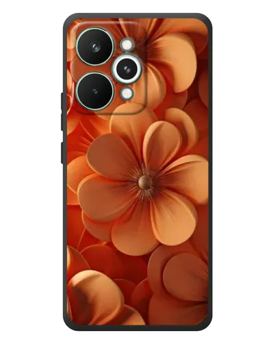 Чохол для Realme 15 Pro з картинкою «Помаранчева макро квітка»