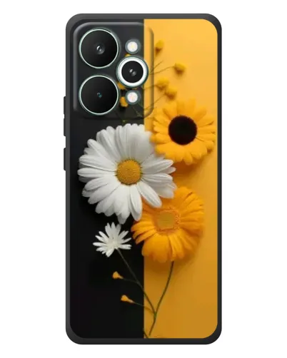 Чохол для Realme 15 Pro з картинкою «Соняшник та ромашка»