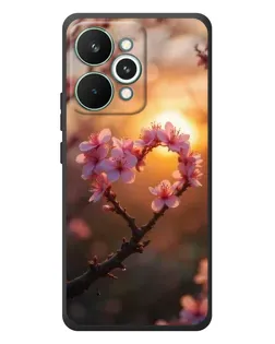 Чохол для Realme 15 Pro з картинкою «Рожевий цвіт сердечко на тлі заходу» Чохол для Realme 15 Pro з картинкою «Рожевий цвіт сердечко на тлі заходу»