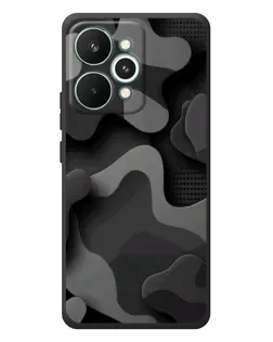 Чохол для Realme 15 Pro з картинкою «Темний абстрактний камуфляж»