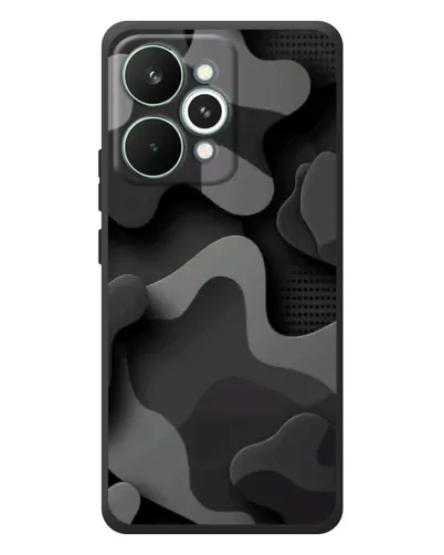 Чохол для Realme 15 Pro з картинкою «Темний абстрактний камуфляж»