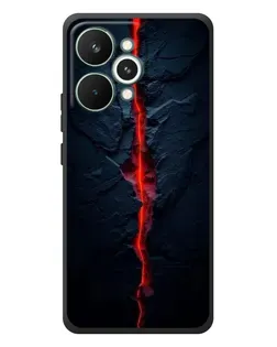 Чохол для Realme 15 Pro з картинкою «Червона лавова тріщина»