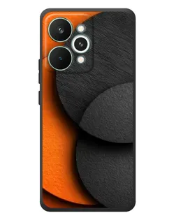 Чохол для Realme 15 Pro з картинкою «Геометрія помаранчевих кіл»
