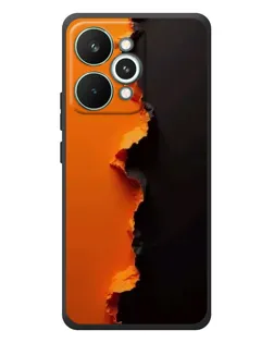 Чохол для Realme 15 Pro з картинкою «Помаранчевий розлом»