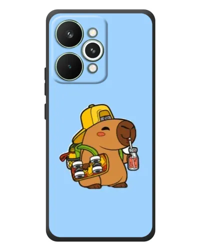 Чохол для Realme 15 Pro з картинкою «Капібара на скейті»