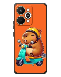 Чохол для Realme 15 Pro з картинкою «Капібара на скутері»