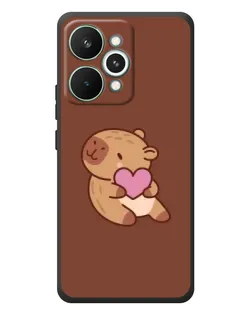Чохол для Realme 15 Pro з картинкою «Капібара з серцем»
