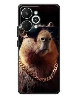 Чохол для Realme 15 Pro з картинкою «Капібара золотий ланцюг»