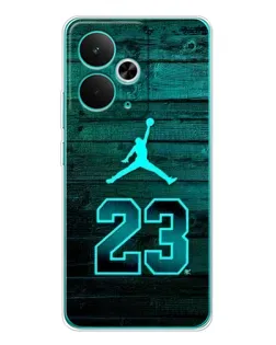 Чехол для Realme 15 с картинкой «Jordan Cyan 23»