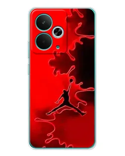 Чехол для Realme 15 с картинкой «Jordan Red Smoke»
