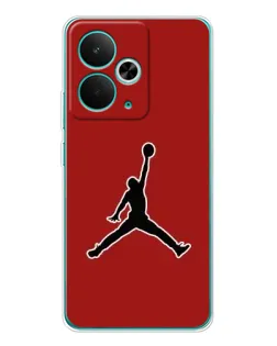 Чехол для Realme 15 с картинкой «Jordan Red Back»