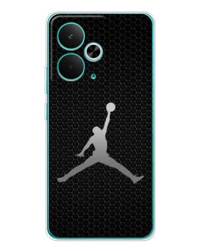 Чехол для Realme 15 с картинкой «Jordan Dark Carbon»