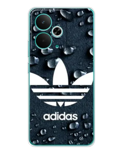 Чехол для Realme 15 с картинкой «Adidas Trefoil Blue»