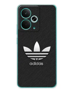 Чехол для Realme 15 с картинкой «Adidas Карбоновая текстура»