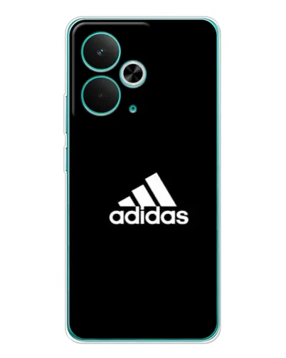 Чехол для Realme 15 с картинкой «Черная классика Adidas»
