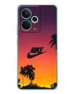 Чехол для Realme 15 с картинкой «Nike на закате солнца»