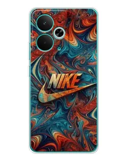 Чехол для Realme 15 с картинкой «Nike в абстракции»