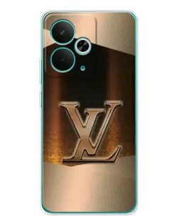 Чехол для Realme 15 с картинкой «LV — золотое сияние»