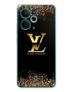 Чехол для Realme 15 с картинкой «LV — золотые искры»